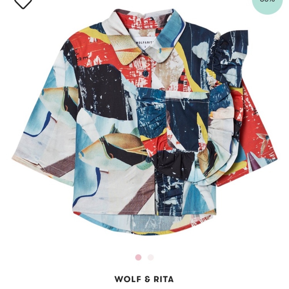 NWOT wolf & rita kid’s shirt.